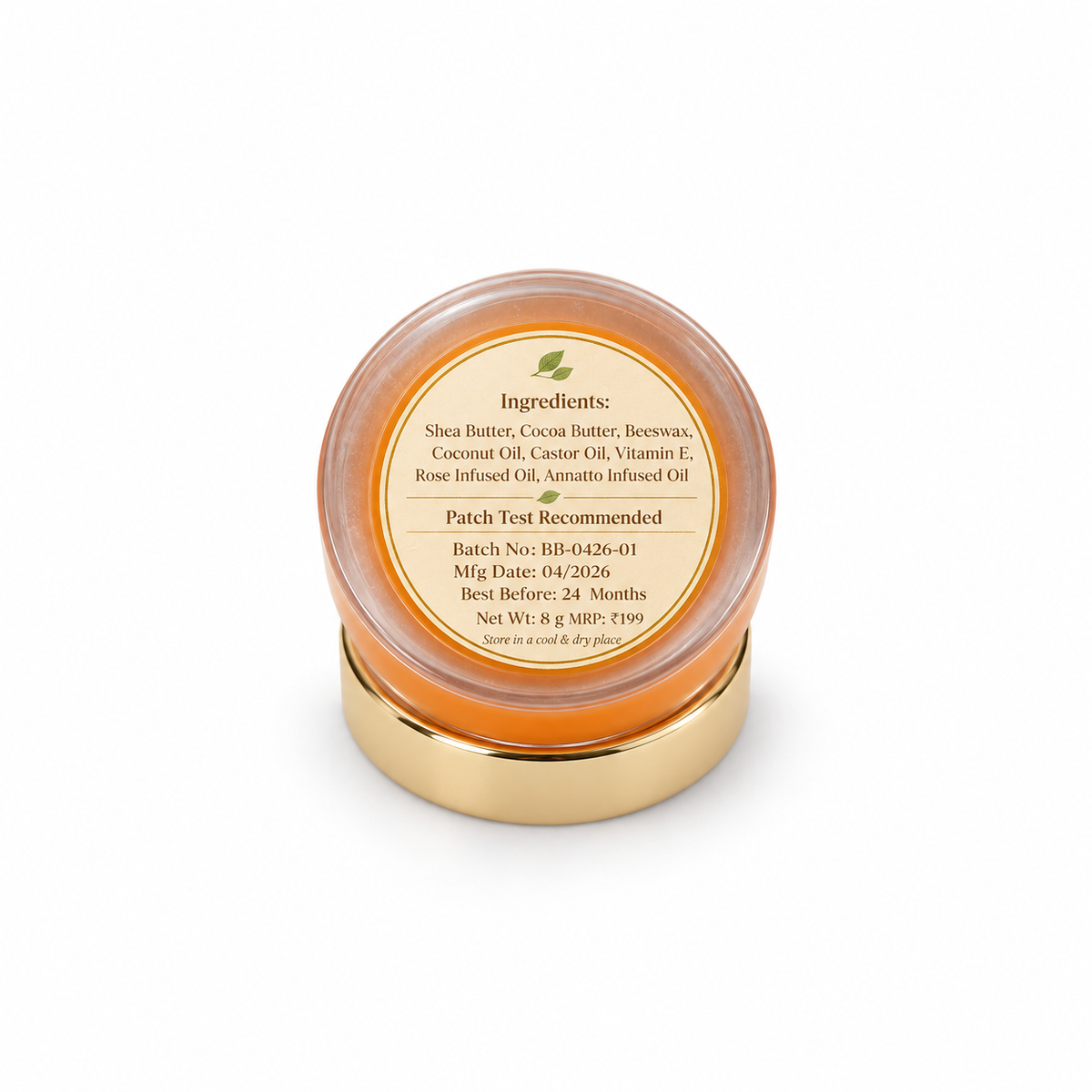 Lip balm -Annatto Oil
